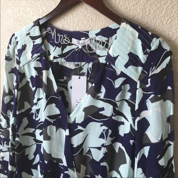 Parker Blue Ruffled Villa Combo Shorts Romper Small Floral - Picture 6 of 8